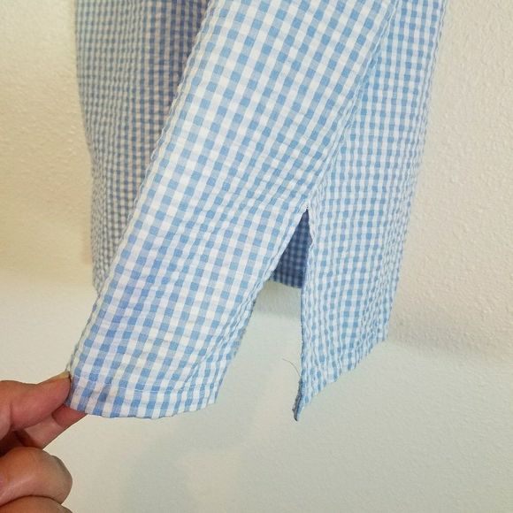 VINTAGE STYLE GINGHAM MINI DRESSS - Picture 4 of 6